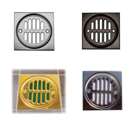 shower drain squares are designed to set up a tile pattern Complete 3 piece system also includes screws
