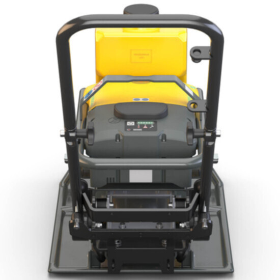 Wacker AP1850we 19.7 inch Battery Operated Plate Compactor. rear view