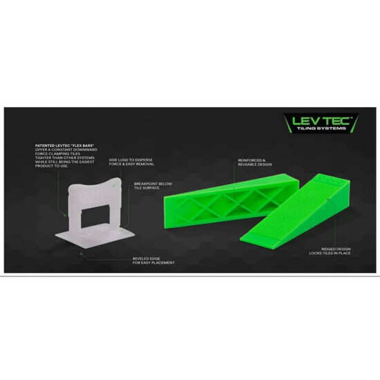 LTWEDGE LevTec Tile Leveling System Wedge and clip