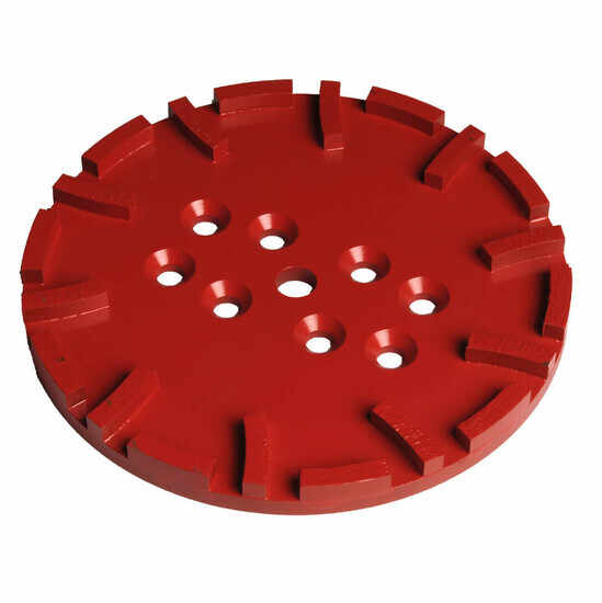 Trelawny 10" Floor Grinder Concrete Diamond Disc Cleans, levels and smooths bumps and uneven areas
