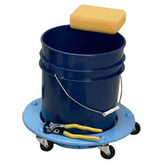 Bucket Dolly Reinforced Design for Grout Cleaning