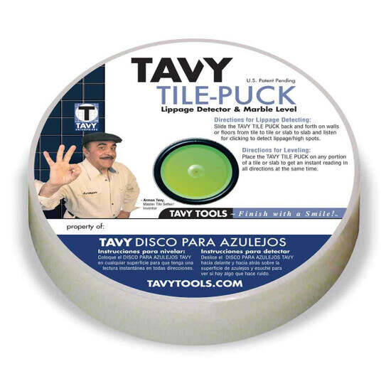 Tavy Tile Puck Level and Lippage Detector