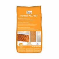 Schluter ALL-SET Modified White Thinset, modified thin-set mortar specifically formulated for use with Schluter membranes and boards