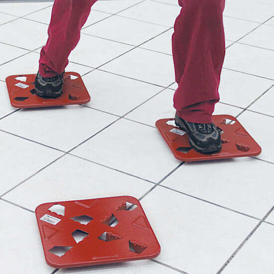 raimondi isola platforms These sturdy metal platforms allow you to maneuver across freshly set tiles before grouting