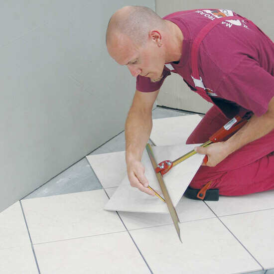 Marking Tile for Floor Layout with All Angle Guide
