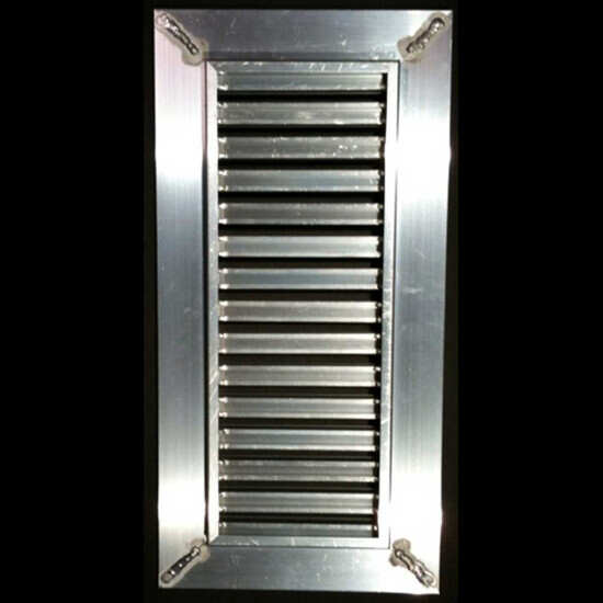 aircraft-grade aluminum frame and cradle Insert installer-cut pieces of floor material into the register channels