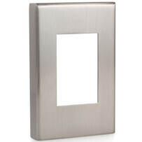 luxestat Satin Nickel Thermostat Cover Made of premium brushed steel