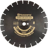 Husqvarna Banner Line Black 500BR Asphalt Diamond Blade