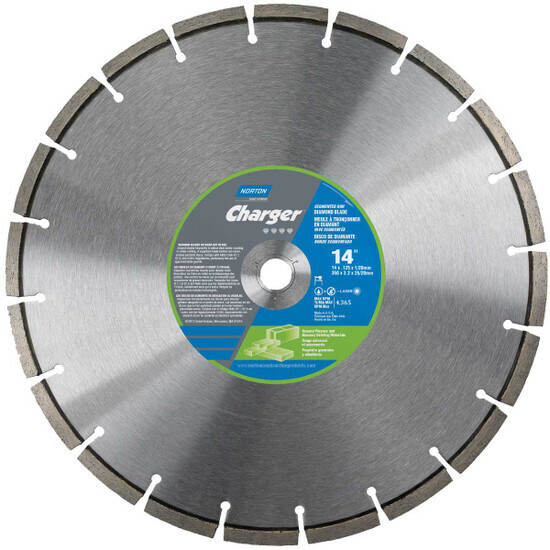 Norton Clipper 14 inch Charger Masonry Saw Blade