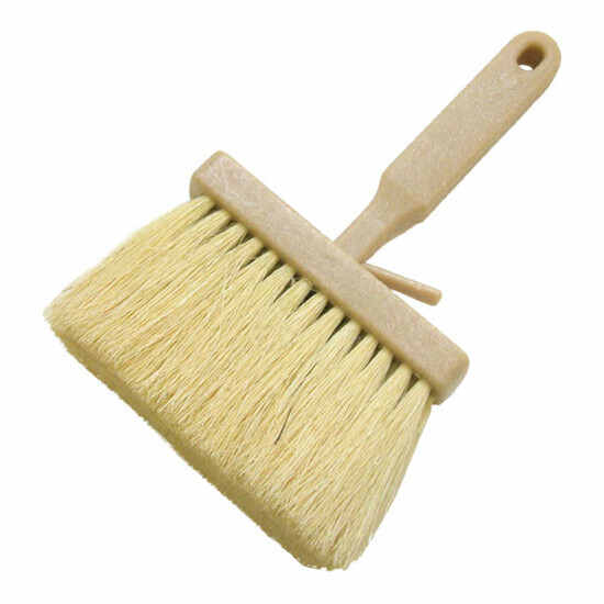 Marshalltown Utility Bucket Brush with Tampico Bristles Medium to stiff natural Tampico bristles provides durability, high resistance to heat, alkali, solvents, acid and chemicals