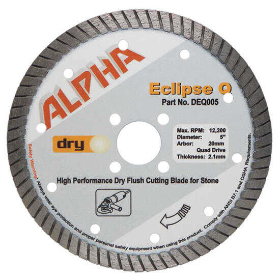 Alpha professional tools Eclipse II & Q Granite Diamond Blade