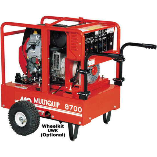 Multiquip GA97HE Generator with Optional Wheel Kit
