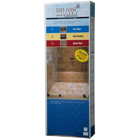 Goof Proof Standard Shower Kit Box