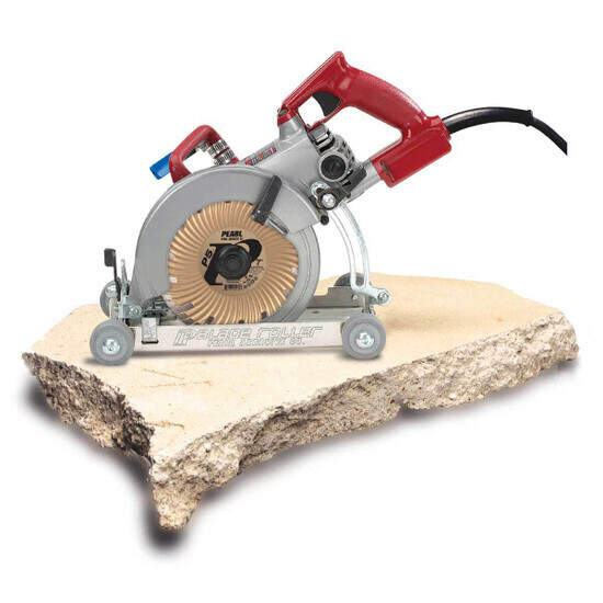 Stone Cutting with Blade Roller