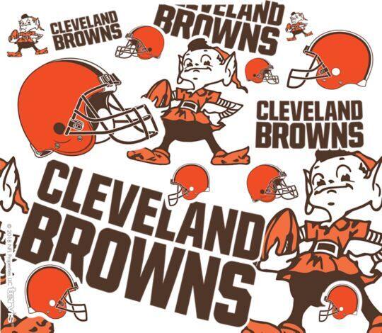 Tervis Cleveland Browns - All Over Water Bottles, 24 oz