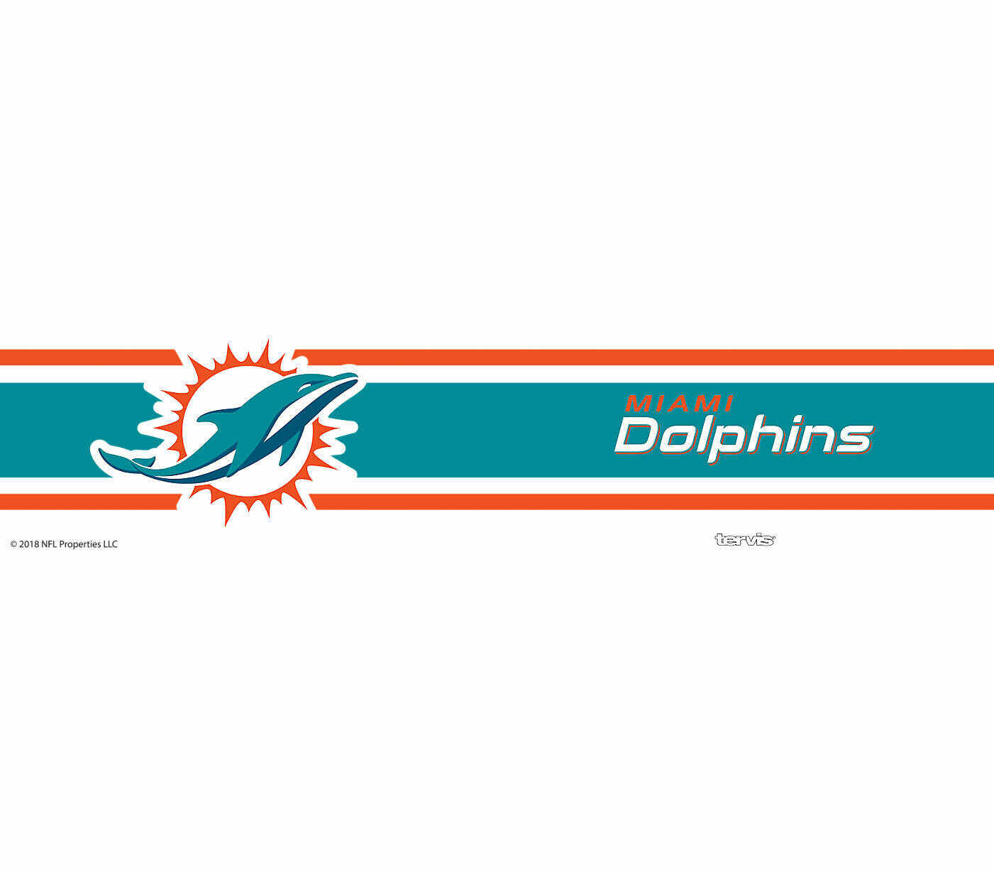 Nfl Miami Dolphins Stripes Tervis