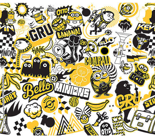 Minions - Yellow Stickers