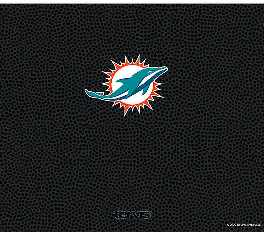 Nfl Miami Dolphins Black Leather Tervis