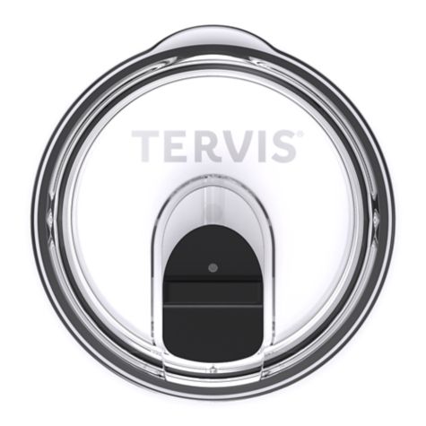 Slider Lid for 30oz Tervis Traveler™ 30 oz Stainless, Black with Clear