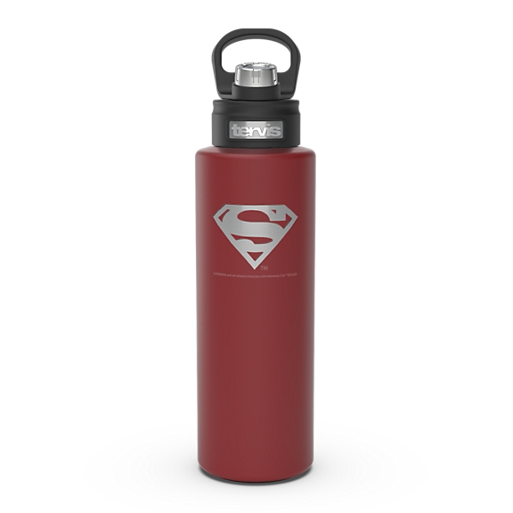 DC Comics - Superman Logo Engraved on Foxberry Red
