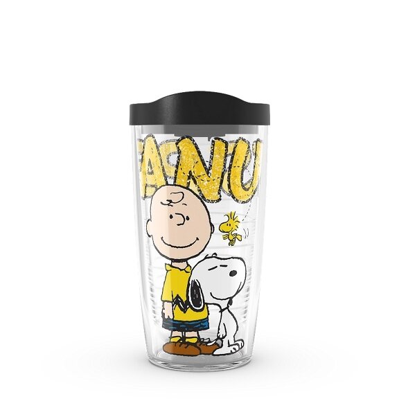 Tervis Peanuts Charlie Stripe With Travel Lid 16 oz NEW 