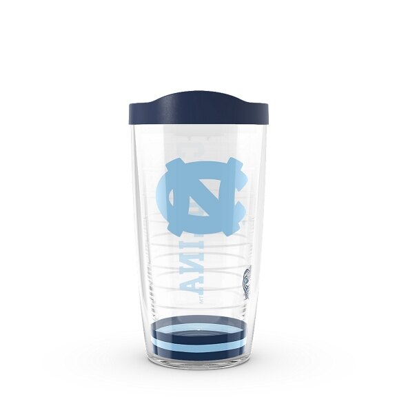 University of North Carolina Tar Heels Colossal Wrap with Navy Lid 24 OZ Tervis 