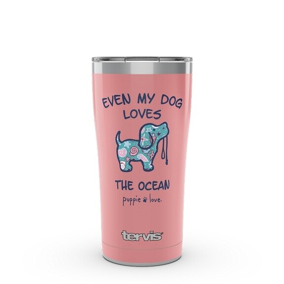 Puppie Love - Dog Loves The  Ocean