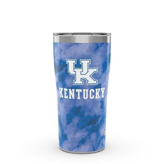 Clear Tervis 1289440 NCAA Kentucky Wildcats Tumbler with Lid 16 oz