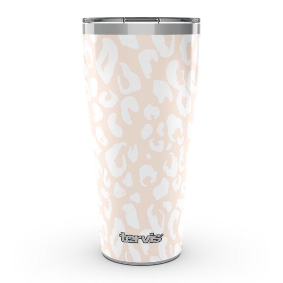 Leopard Frost 30oz Stainless Steel with Straw