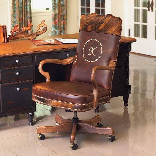 Leather Office Furniture King Ranch, Leather Reception Area Chairs