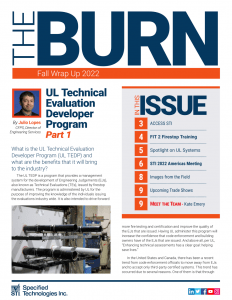 The Burn Newsletter – Fall 2022 Wrap Up