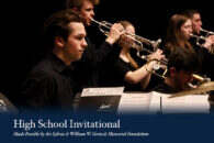 The High School Invitational is part of Elmhurst College's annual Jazz Festival.