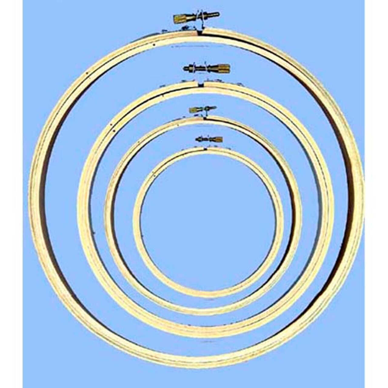 Herrschners Wooden Embroidery Hoops, Set of 3 Accessory