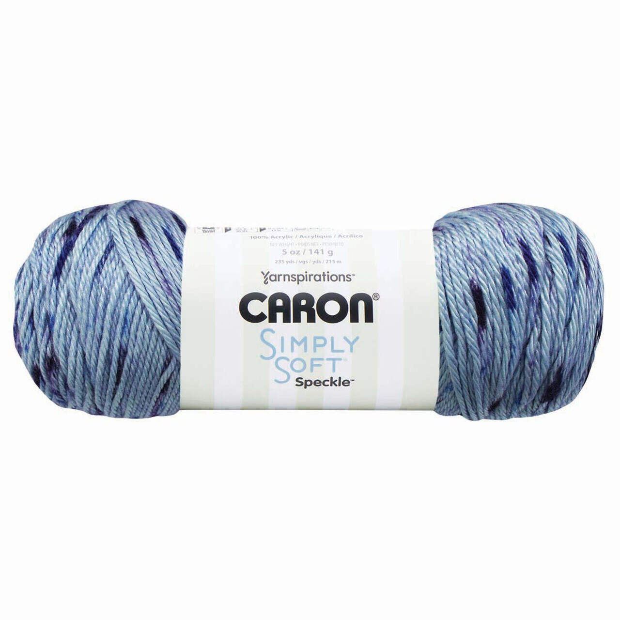 Caron Simply Soft Speckle 235yds Worsted Acrylic Yarn