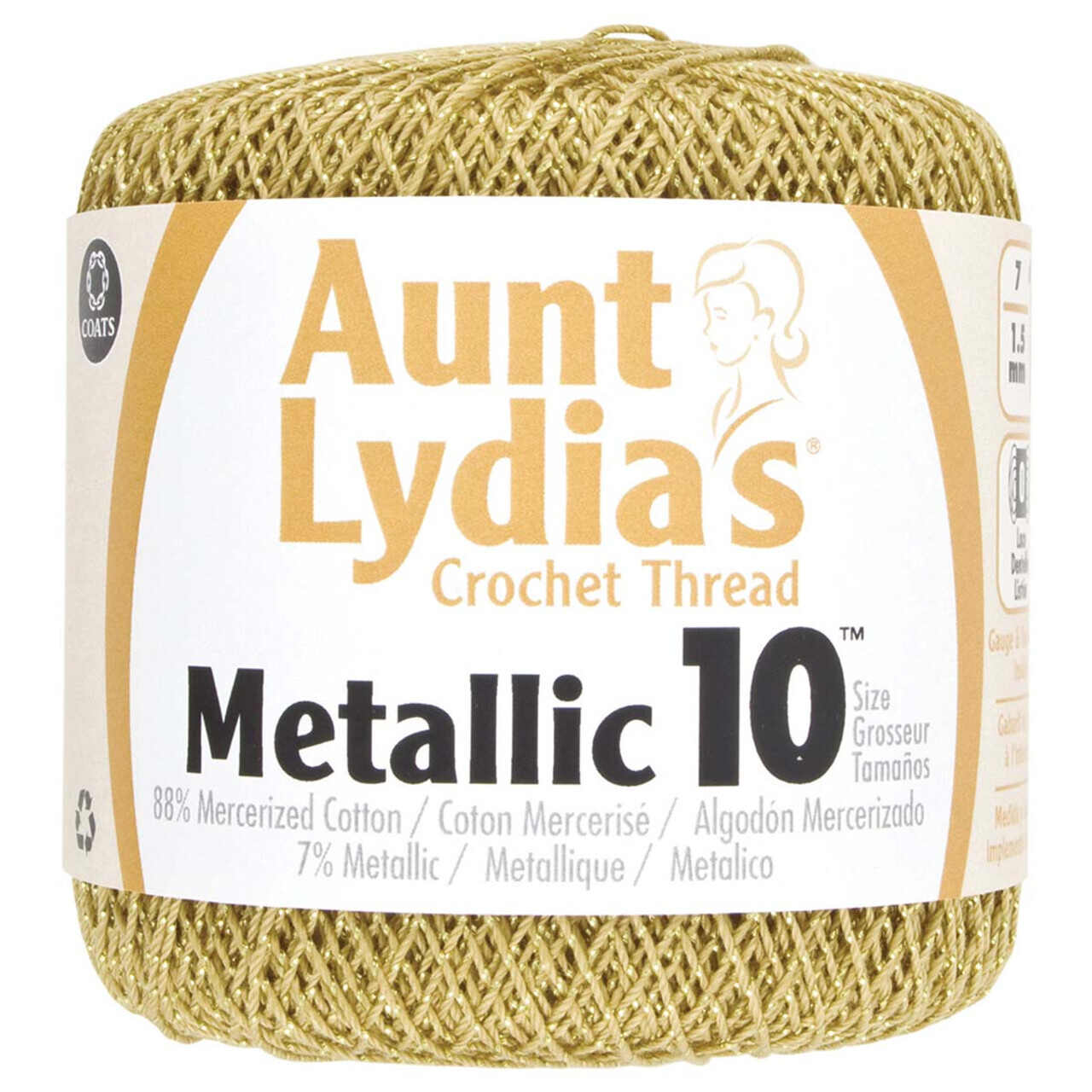 Knitting samples with Aunt Lydia's Classic 10 crochet thread