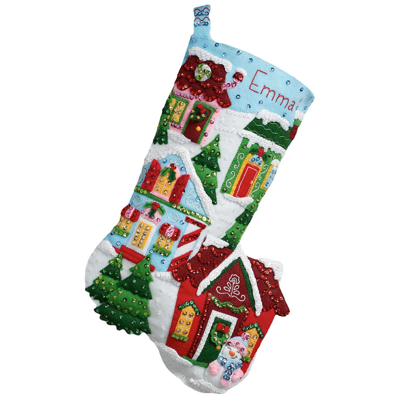 Candy Express Felt Christmas Stocking Kit - Bucilla Felt Stockings