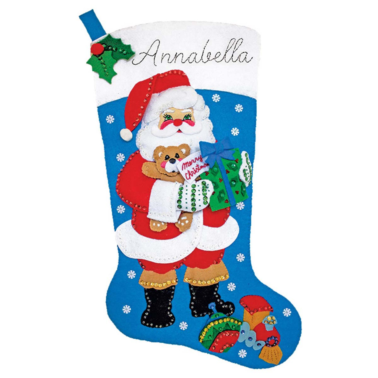 Bucilla Christmas Town Stocking Kit