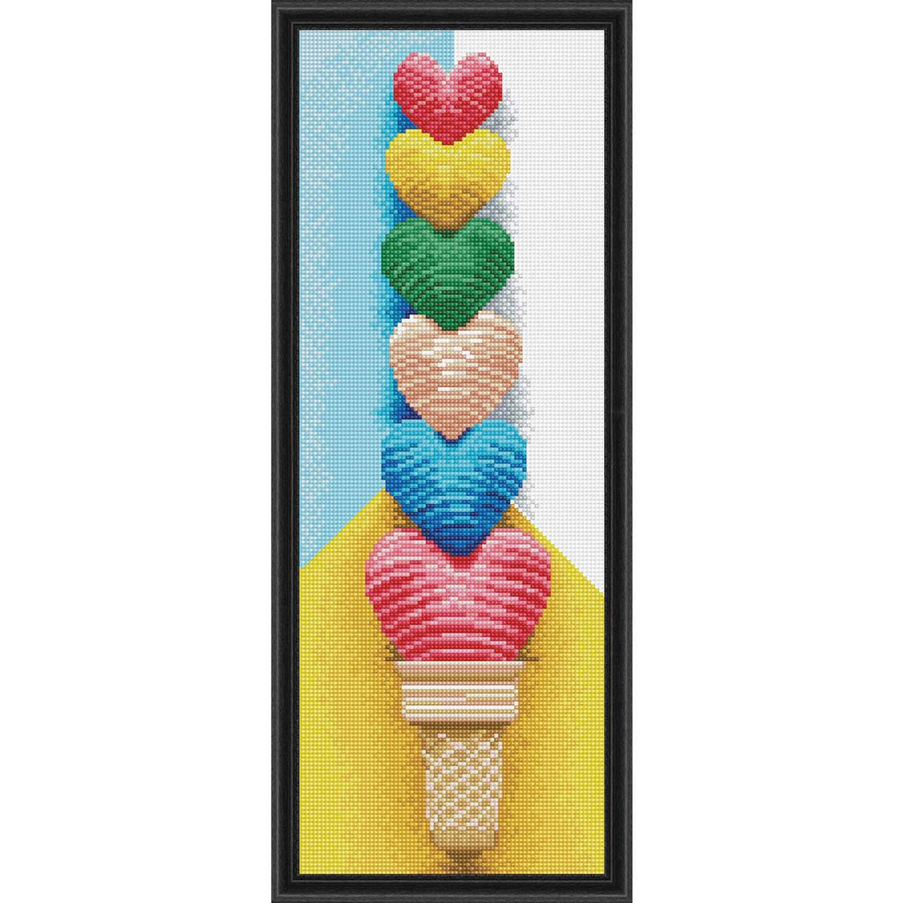 Plastic canvas patterns cross stitch Ice cream