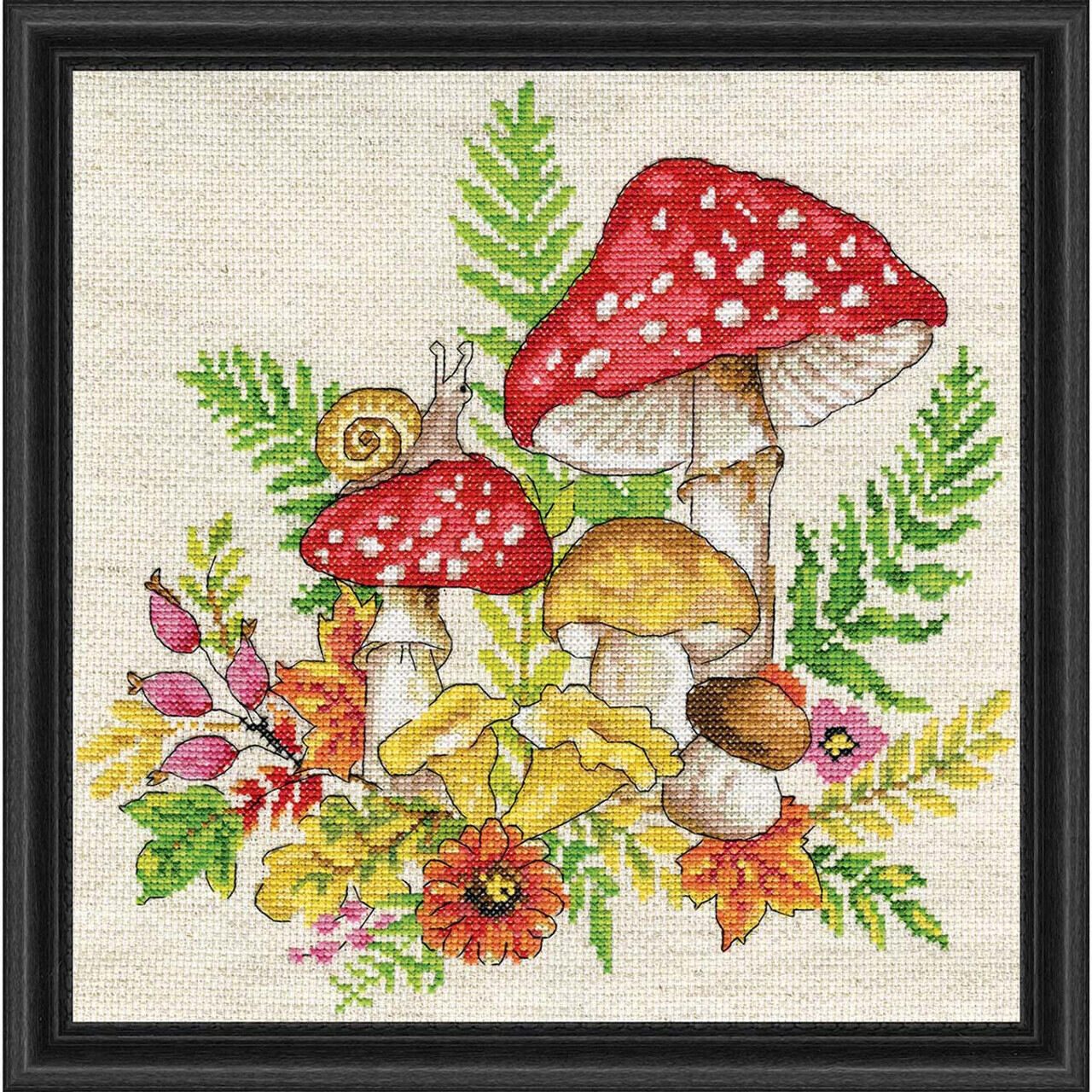 Design Works Mushrooms Counted Cross-Stitch Kit