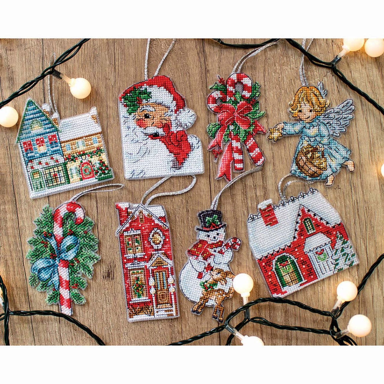Mini Christmas Santa Cross Stitch Kit