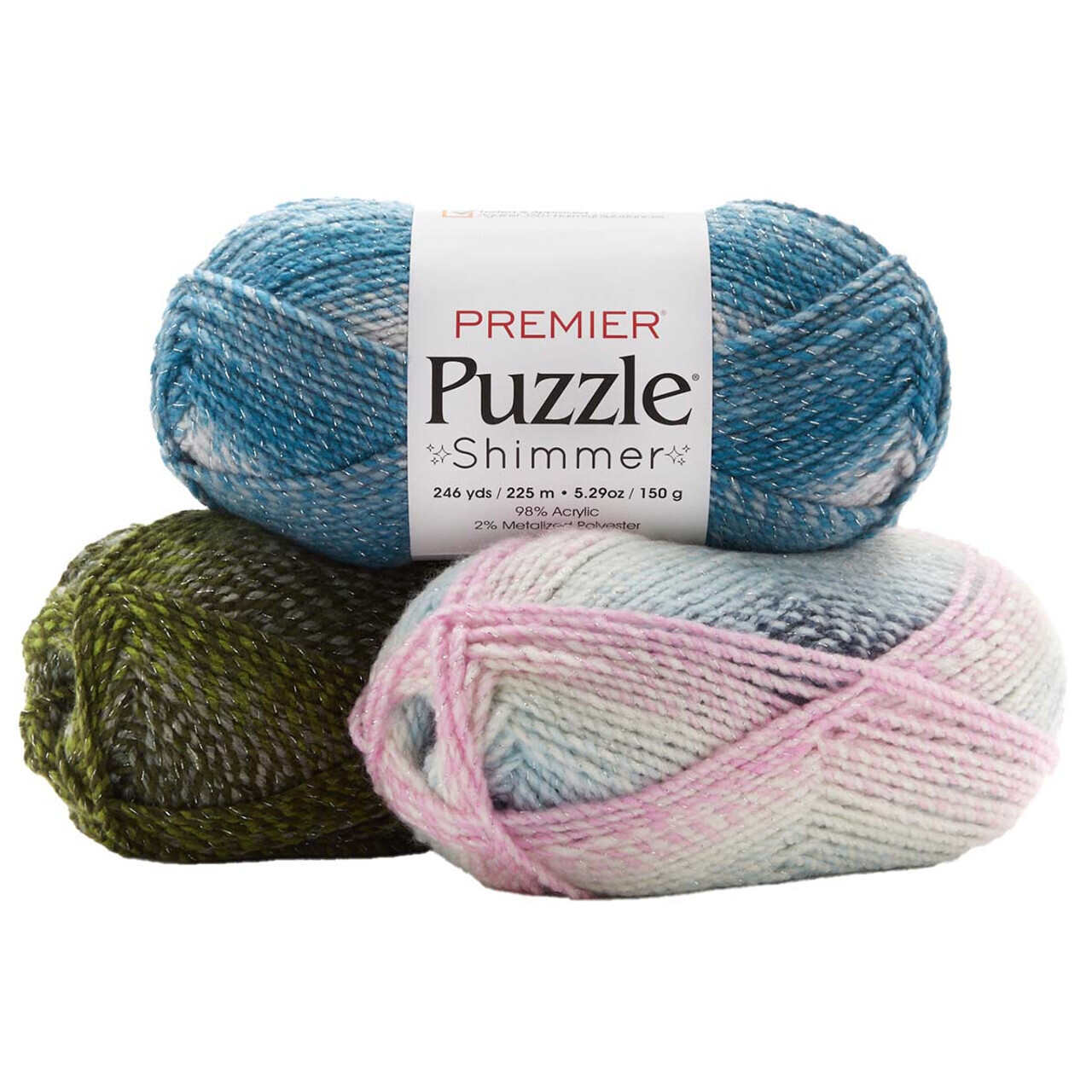 Premier Puzzle Yarn in 2023  Coordinating colors, Yarn ball, Mary