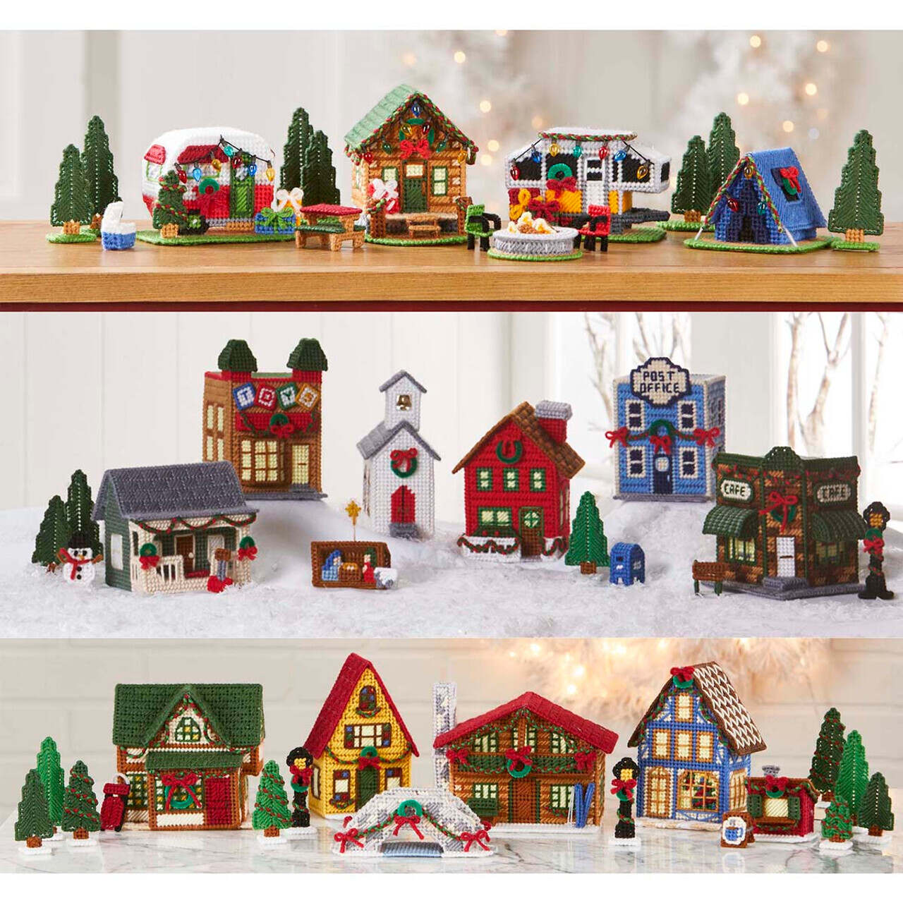 Chunky Chenille Yarn Ornament Kit, Christmas Ornament Kits for Adults,  Christmas Ornament Kits to Make, Christmas Craft Kits 