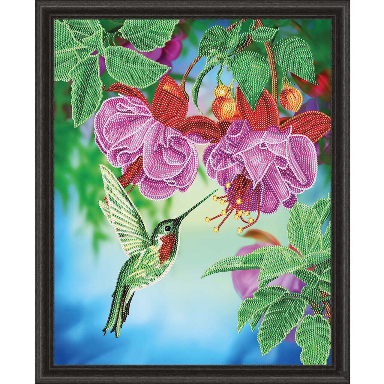 Crystal Art Hummingbird, 40x50cm Diamond Painting Kit