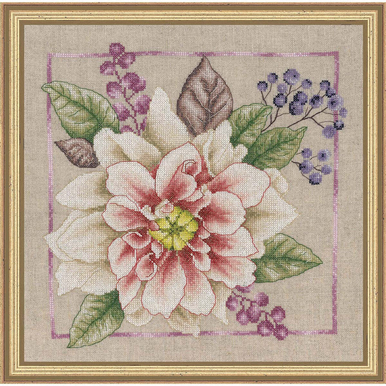 The Stitchery Embroidery Kit: Tinsel Tabby - Willow Cottage Quilt Co