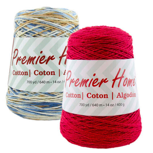 Premier Yarns Home Cotton Yarn - Solid-Burgundy 