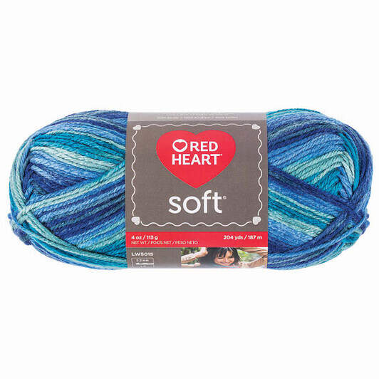 Red Heart Roll with It Melange Autograph Yarn - 3 Pack of 150g/5.3oz -  Acrylic - 4 Medium (Worsted) - 389 Yards - Knitting/Crochet