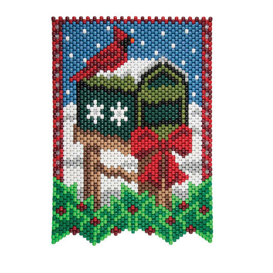 Herrschners A Christmas in the Woods Pony Bead Kit