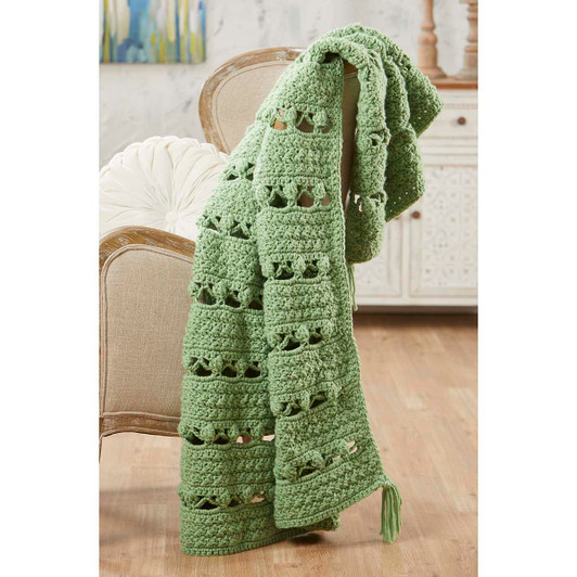 Herrschners Going in Circles Baby Blanket Crochet Kit