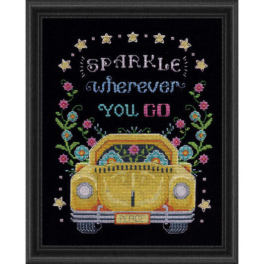 Disney Go With The Flow Counted Cross Stitch Kit : Charting Creations