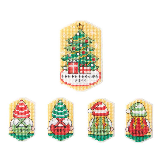 Herrschners Christmas Companions Ornaments Counted Cross-Stitch Kit